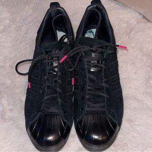 Adidas HUANGS WORLD Black and Pink Sleek Sneakers
